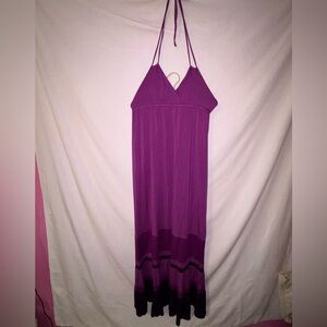 Elle Vibrant Purple Maxi Dress